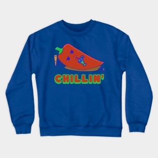 Chilli Chillin', Red Chili Crewneck Sweatshirt